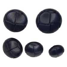 Football Buttons Navy Blue 15mm 18mm 20mm 23mm 25mm Leather Look BUY 2 4 8 550D