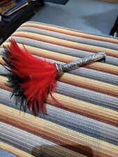 1896 silver handled (Chester) tickling stick/feather duster by Cornelius Desorme