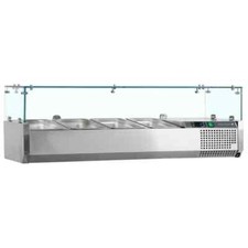 BRAND NEW TEFCOLD GVC33-150 STAINLESS STEEL GASTRONORM TOPPING SHELF RRP £655