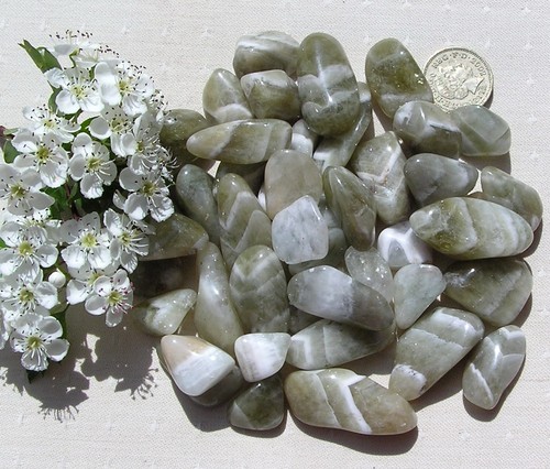 Green prasiolite - green,