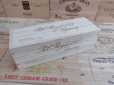 Wooden wine box crate - wine, lid