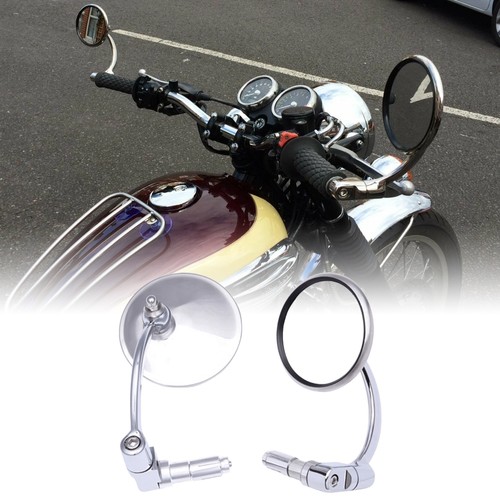 Bar end side mirrors - end,