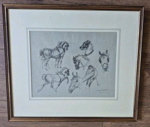 Signed raoul millais - millais, horse