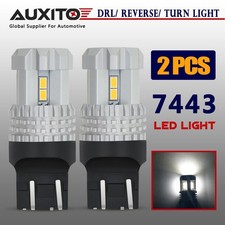 2X T20 7443 27 LED WHITE