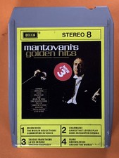 Mantovani’s Golden Hits, 8 Track Cartridge Tape, Decca, 1967,