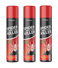 Spider & Insect Killer Spray 200ml Fast Acting Crawly Bug Repellent (Pack of 3)