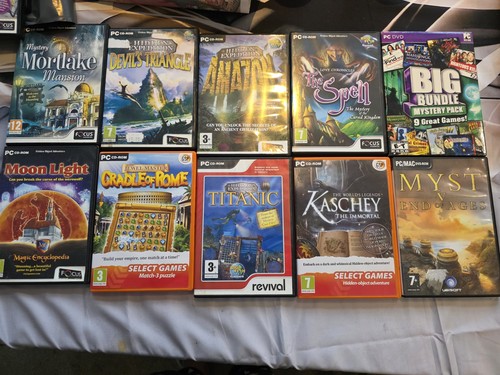 Hidden object games pack of - games,