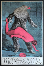 Original MAX ERNST foil poster. MARTIN SHARP. Oz magazine.