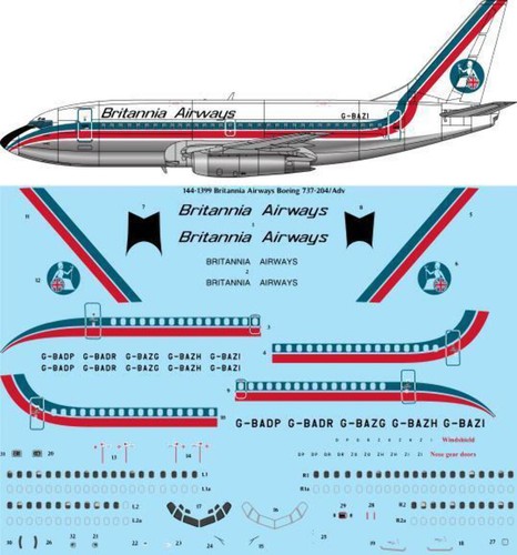 Decals ts144 1399 - 26, 1:144
