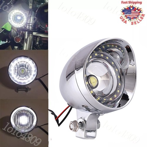 Chrome bullet headlight - bullet,