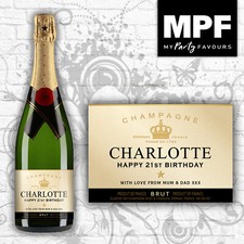 Personalised moet birthday - personalised,