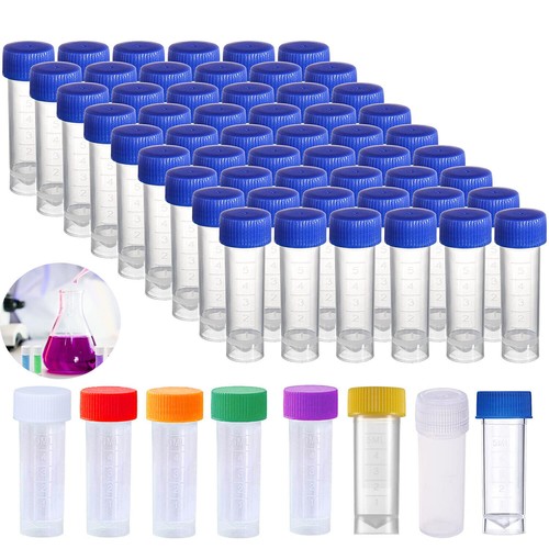 25pcs 5ml plastic test tubes - test,