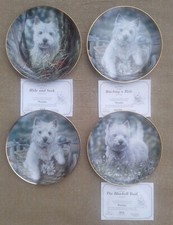 DANBURY MINT WESTIES PLATE