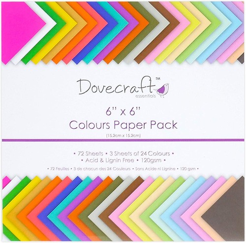 Dovecraft colours paper pack - colours,