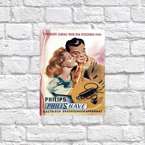 Philishave phillips retro tin - philishave, phillips,
