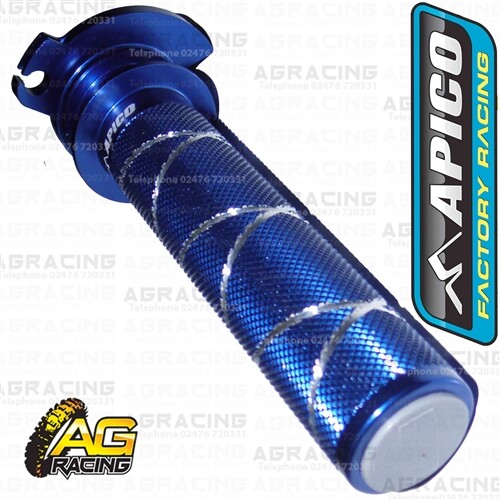 Apico blue aluminium throttle - apico,