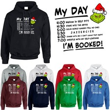 Grinch My Day Men Hoodie
