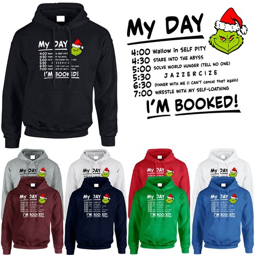 Grinch day men hoodie - grinch,