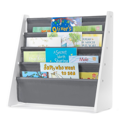 Livivo grey kids bookshelf - livivo,