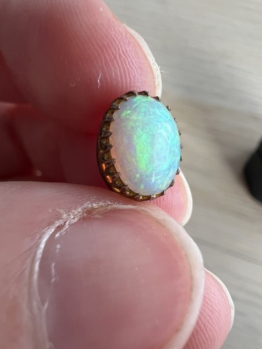 Antique 15ct gold natural - antique, opal