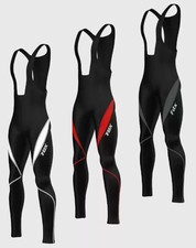 Men's Clearance Bib Tights 3D Padded Thermal Pockets Winter Cycling Tights