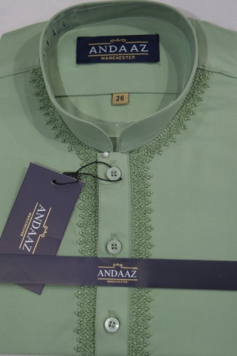 Boys shalwar kameez - kameez, matcha