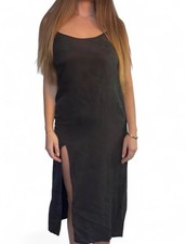 Zara black slip dress with