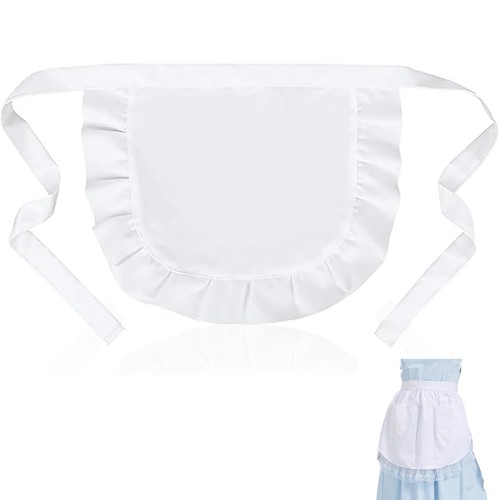Weikang white apron - white, apron,white