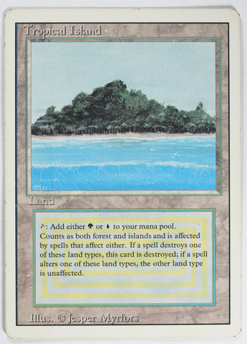 Tropical island dual land - tropical,
