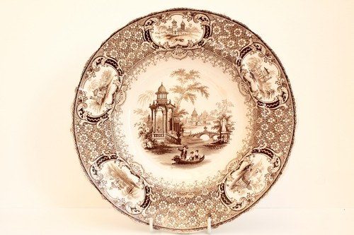 Georgian stoneware plate - georgian,