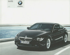BMW 645 Ci Coupe 2003-04 UK Market Sales Brochure 6-Series