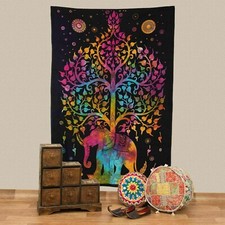 Elephant Tapestry Tree Life