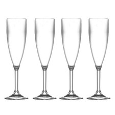 Elite Premium Unbreakable Love Procesecco Reusable 175ml Champagne Flute Glass