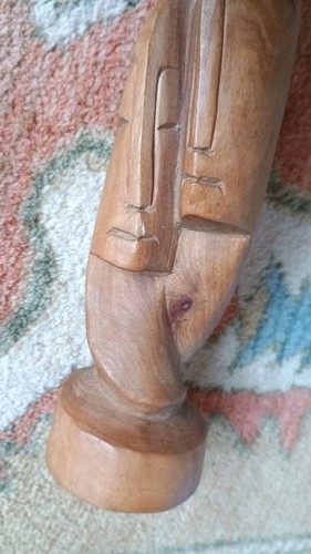 Vintage abstract hand carved - hand,