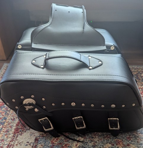 Motorcycle panniers saddle bag - saddle,