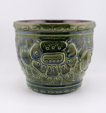 West Germany Ceramic Pot Green