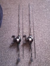 Two Comb Bait Finesse Rods and