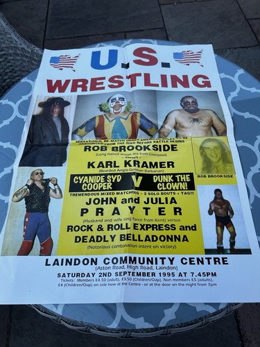 Style wrestling poster - us,