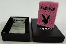Zippo 238 Playboy Pink Matte Lighter – Official Licensed Bunny Logo USA Made
