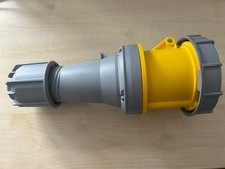 PCE 63 Amp 110V Commando Plug Coupler Trailing Socket Yellow Typ 2335