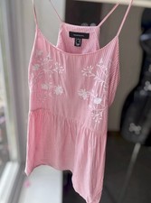 Ladies Peplum Embroidered Cami