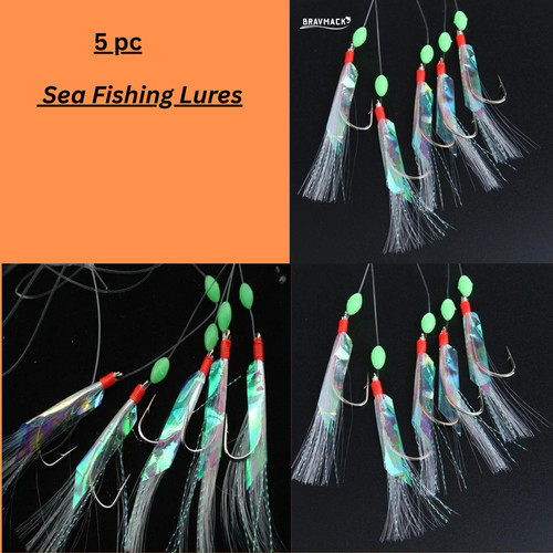 Pack mackerel feathers - of, 5