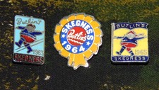 Butlin's Skegness 1963 1964 & 1965 Holiday Resort Vintage Enamel Metal Badges X3