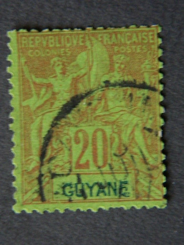 2222 french guiana 41 - french, sc#