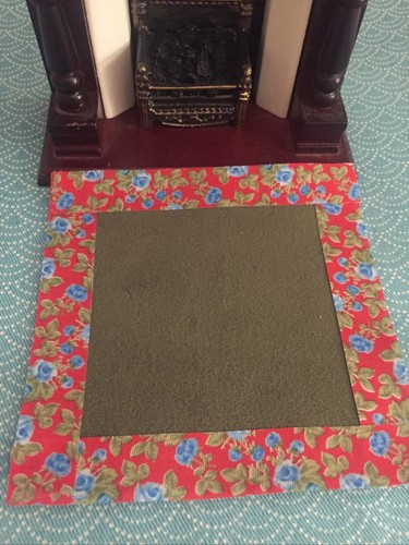 Dolls house rug mat - dolls,