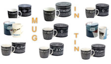 cook  / rugby / cricket  /  football / fitness  & more mug in tin gifts for men