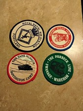 4 Vintage Badges /patches Sew