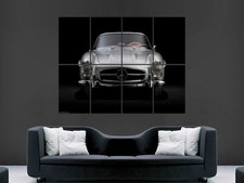 Mercedes 300sl silver - mercedes, classic