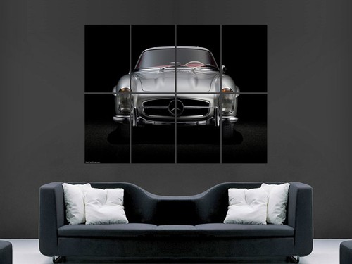 Mercedes 300sl silver classic - mercedes,