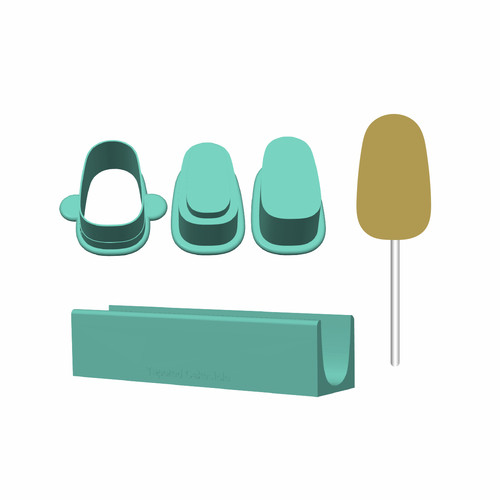 Tapered stuffed cakesicle mold - tapered,